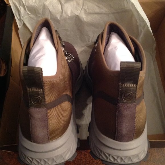 Cole Haan Men's ZeroGrand Gray Suede & Textile WR ZG Hiker Boots 11.5M NIB - Picture 4 of 11